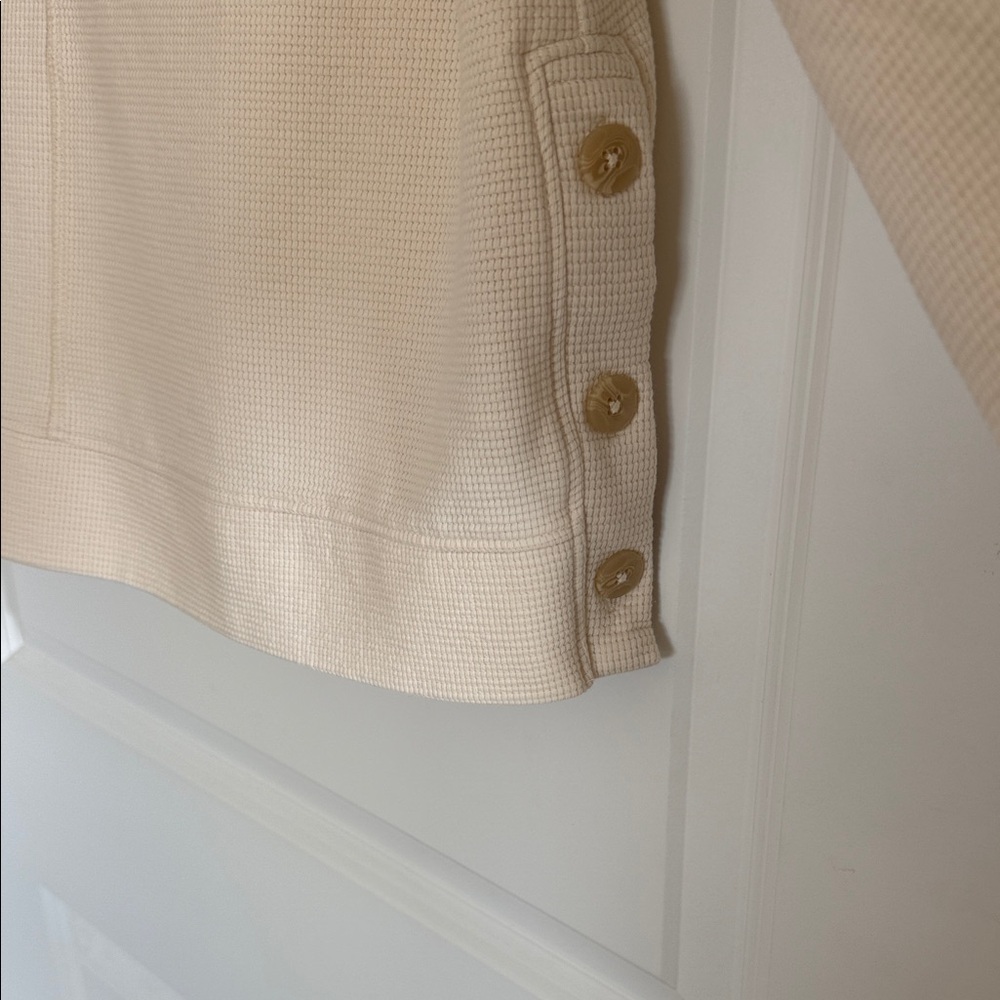 Westbound Cream V-Neck Sweater - Picture 3 of 6